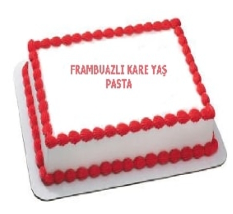 100 Kişilik Frambuazlı Yaş pasta hijyenik ve güvenilir taze gönderim ağı.