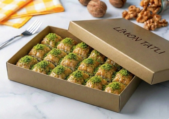 Damak Çatlatan 1000 Gr Fıstıklı Baklava