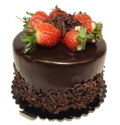 Yoğun Kakaolu ve Çikolatalı Mini Yaş Pasta